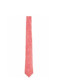 Next Stropdas - coral red white shell