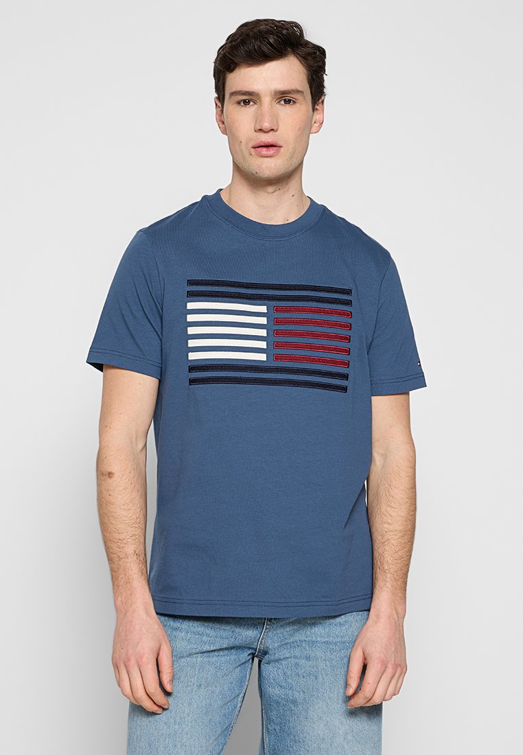 Tommy Hilfiger T-shirt print blauw Tommy Hilfiger T-shirt print blauw