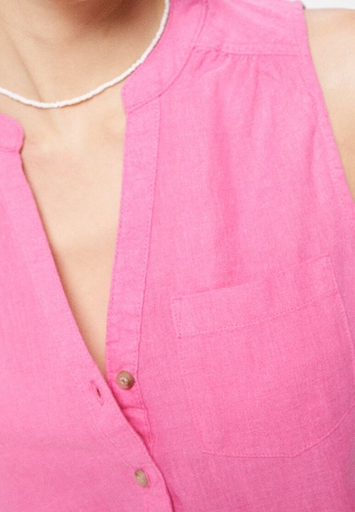 épine - haruka l é button blouse pink é button blouse pink | épine