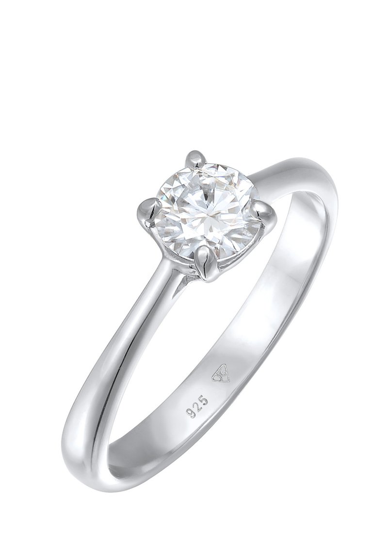 Elli Premium - Elli Premium Ringen Dames Verlovingsring Met Kristallen Van 925 Sterling Zilver