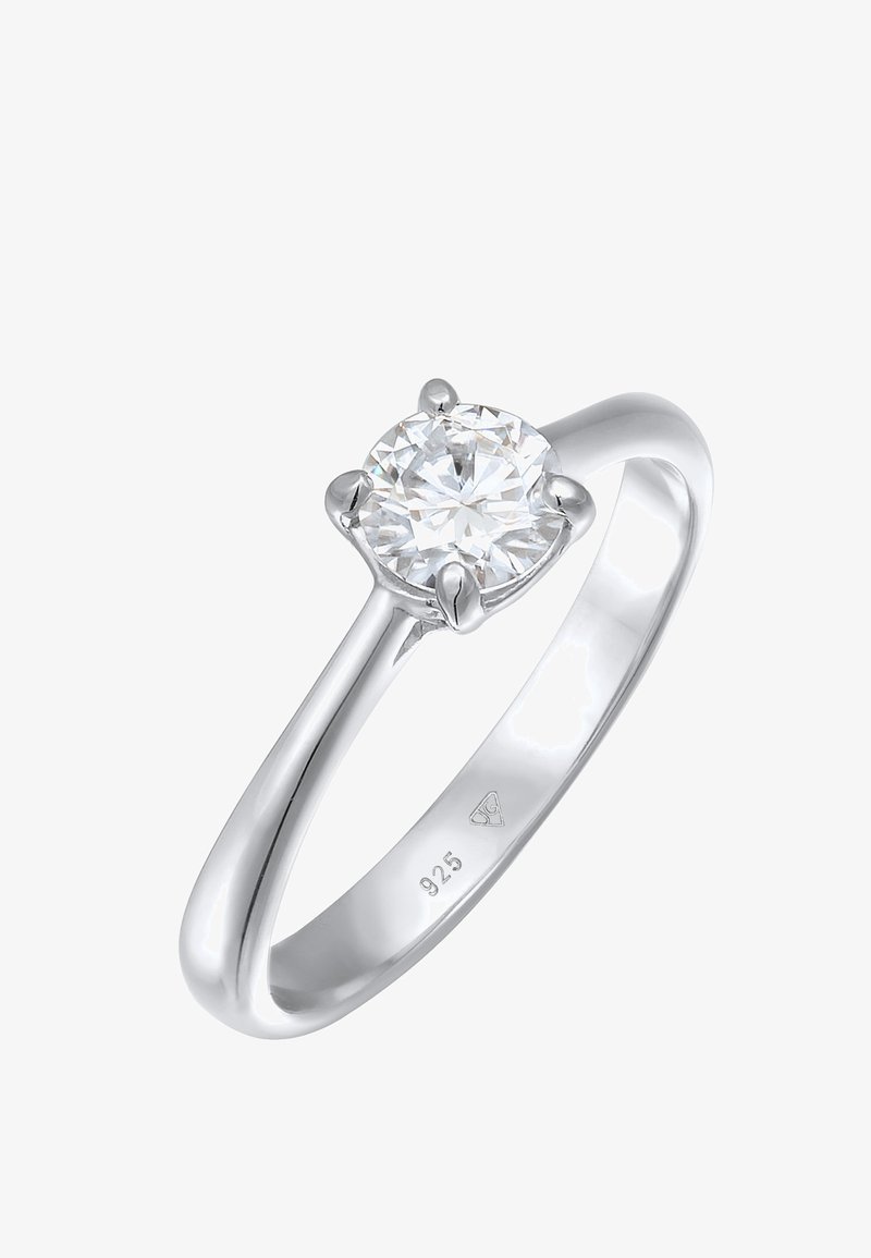 Elli Premium - Elli Premium Ringen Dames Verlovingsring Met Kristallen Van 925 Sterling Zilver Elli Premium - Elli Premium Ringen Dames Verlovingsring Met Kristallen Van 925 Sterling Zilver
