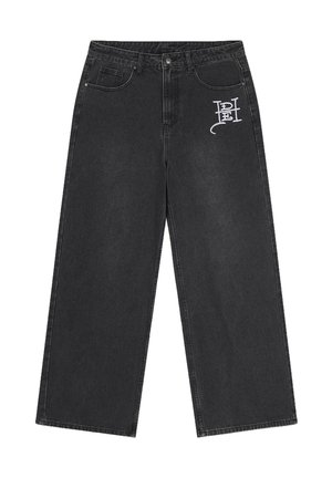 Ed Hardy, MENS GOTHIC CONTRAST CROSS XXTRA JEANS - Straight leg jeans - washed black
