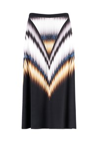 Taifun WEIT MIT MIDI PRINT - A-Linien-Rock - offwhite gemustert