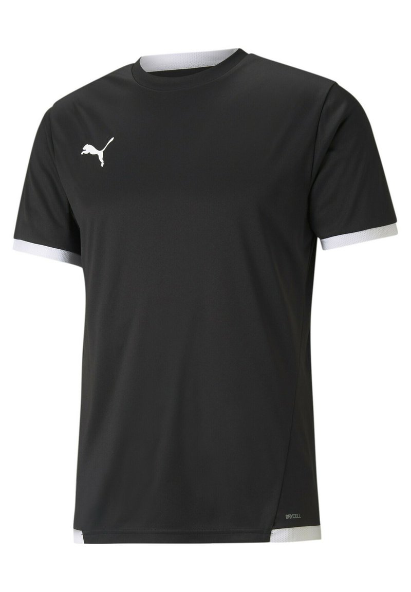 Puma - TEAMLIGA - T-shirt de sport - puma black puma white, Agrandir