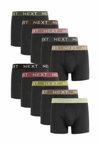 Non sélectionné, black textured pink green neutral waistband