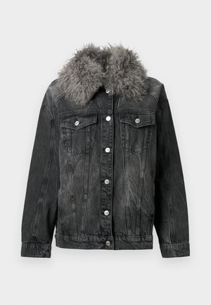 OVERSIZED JACKET - Jakna iz džinsa - black vein