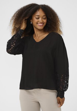 CRTINA BLOUSE - Bluza - pitch black