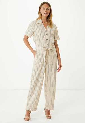 STRIPE - Tuta jumpsuit - cream white