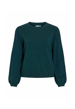 VILA, KNITTED PULLOVER VIELLA ROUND NECK - Jersey de punto - ponderosa pine1