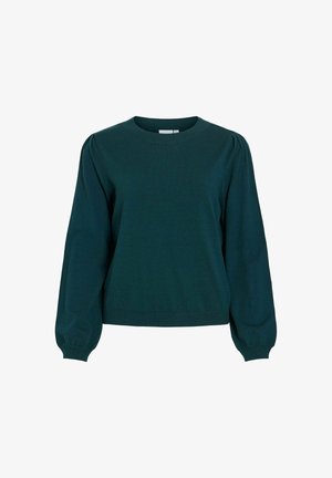 VILA, KNITTED PULLOVER VIELLA ROUND NECK - Pullover - ponderosa pine1