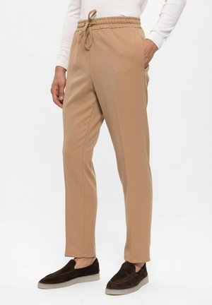 HIGH WAIST - Broek - dark beige