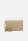 REFINED FLAP CROSSOVER - Cross body bag - beige