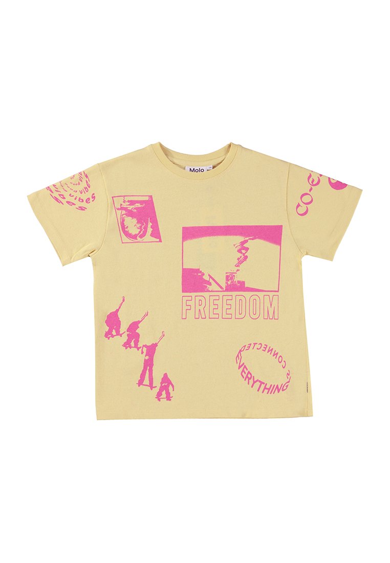 Molo T-shirt print beige