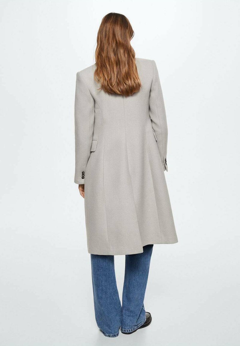 Mango LIPSTICK - Abrigo - ice grey/gris - Zalando.es