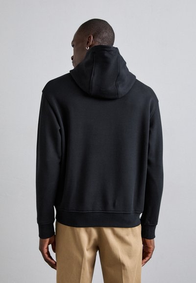 Emporio Armani FELPA - Felpa con cappuccio - black