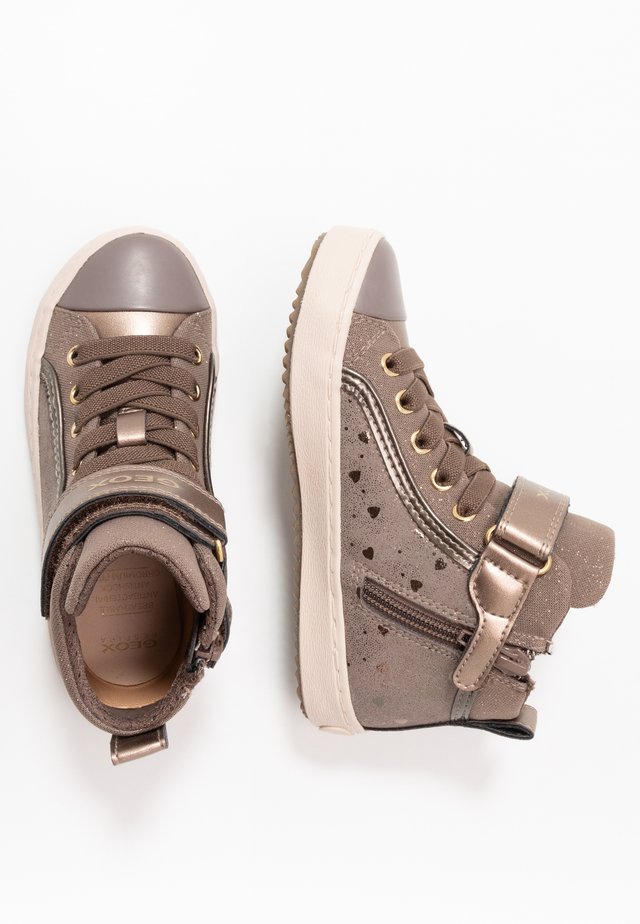 KALISPERA GIRL - Zapatillas altas - dark beige