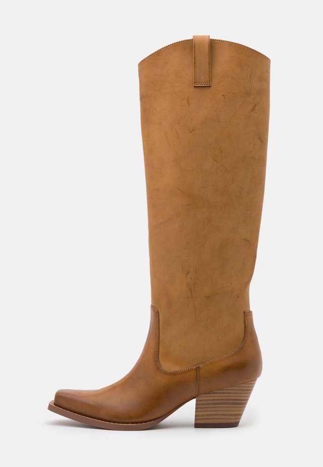 ROXY BOOT VEGAN - Cowboy/Biker boots - beige