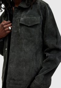 AllSaints HOPPER - Læderjakker - black