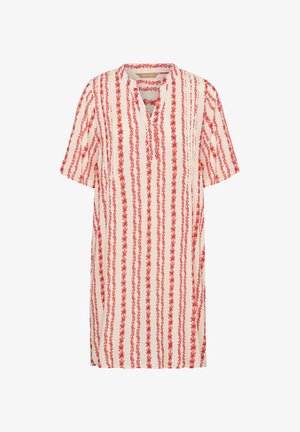 Culture, CUHOLLIE - Robe chemise - coral/white graphic