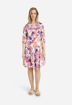 VOLANT STEPS - Day dress - cream white print