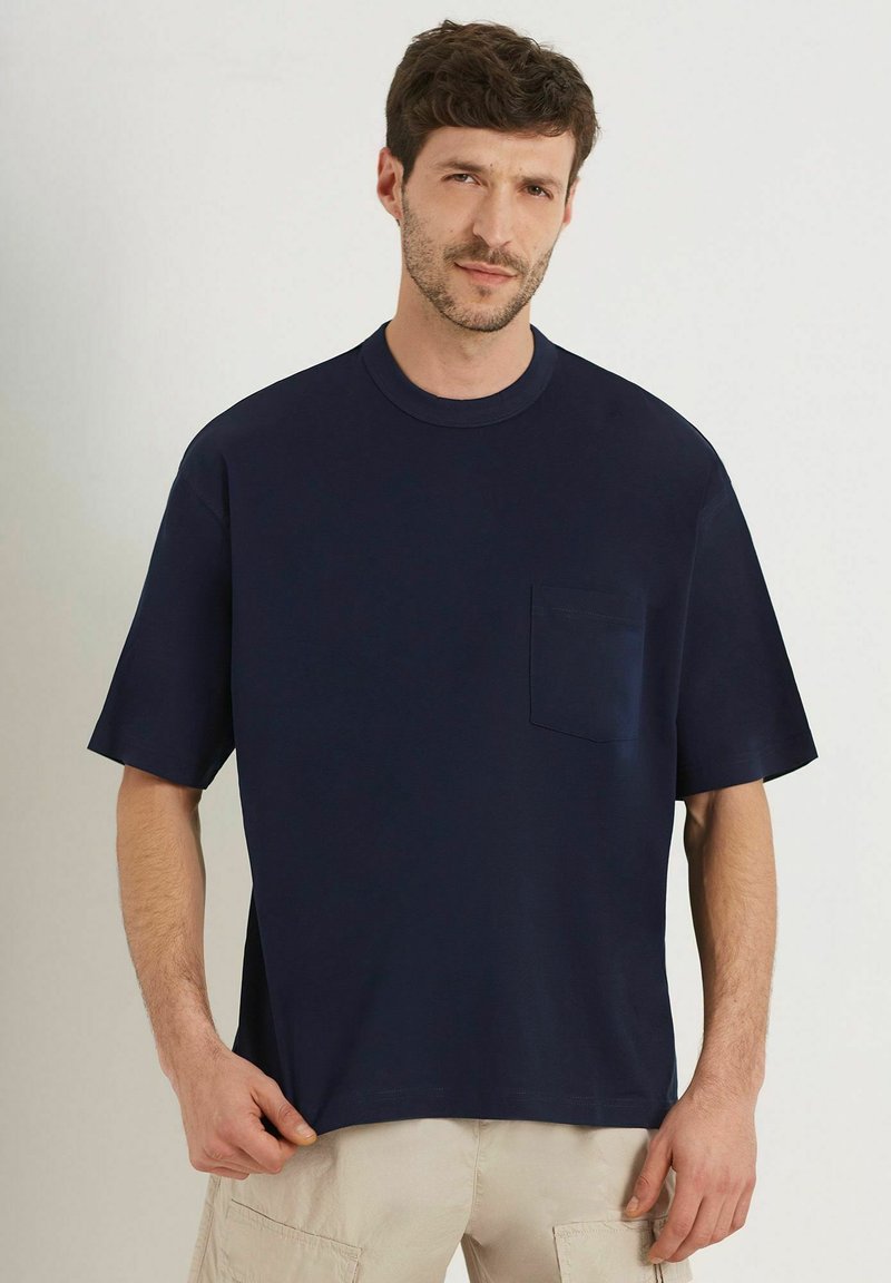 Yamamay T-shirts basic - dark blue plain
