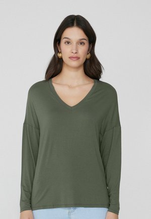 Top s dlouhým rukávem - Green
