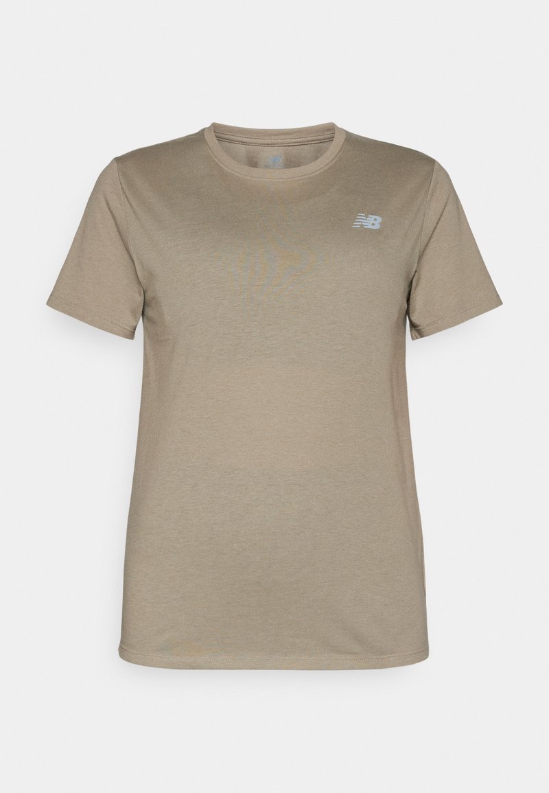 New Balance Sport T-shirt lichtbruin