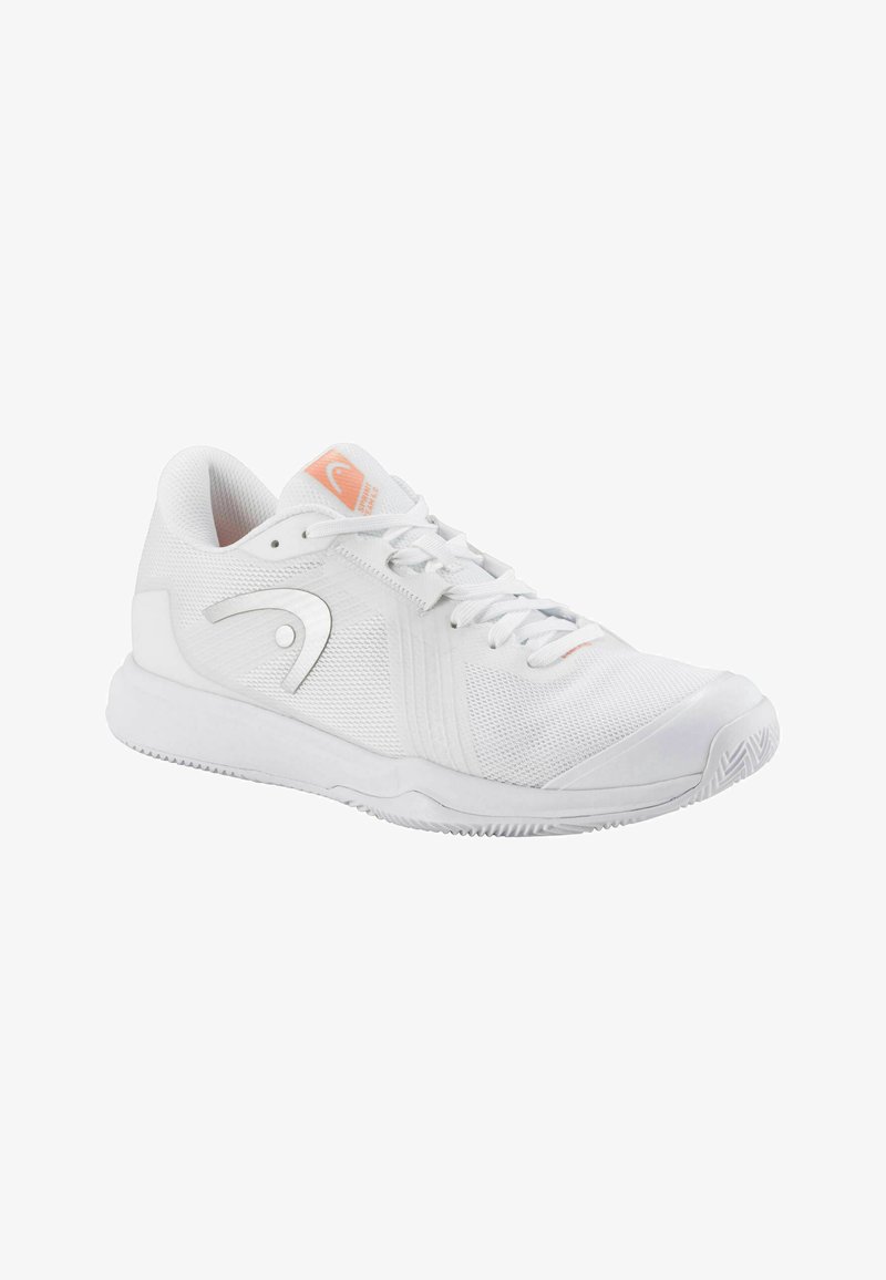 Head SPRINT TEAM - Clay court tennis shoes - weiss türkis (727)