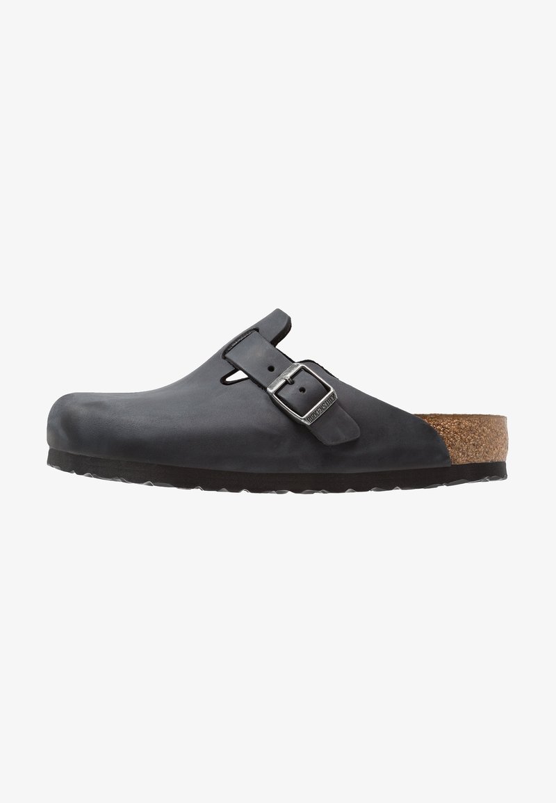 Birkenstock - BOSTON - Chaussons - black, Agrandir