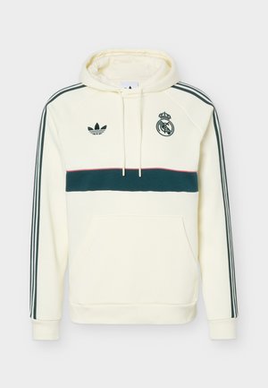 adidas Originals, REAL MADRID HOODIE - Article de supporter d'équipe de club - ivory