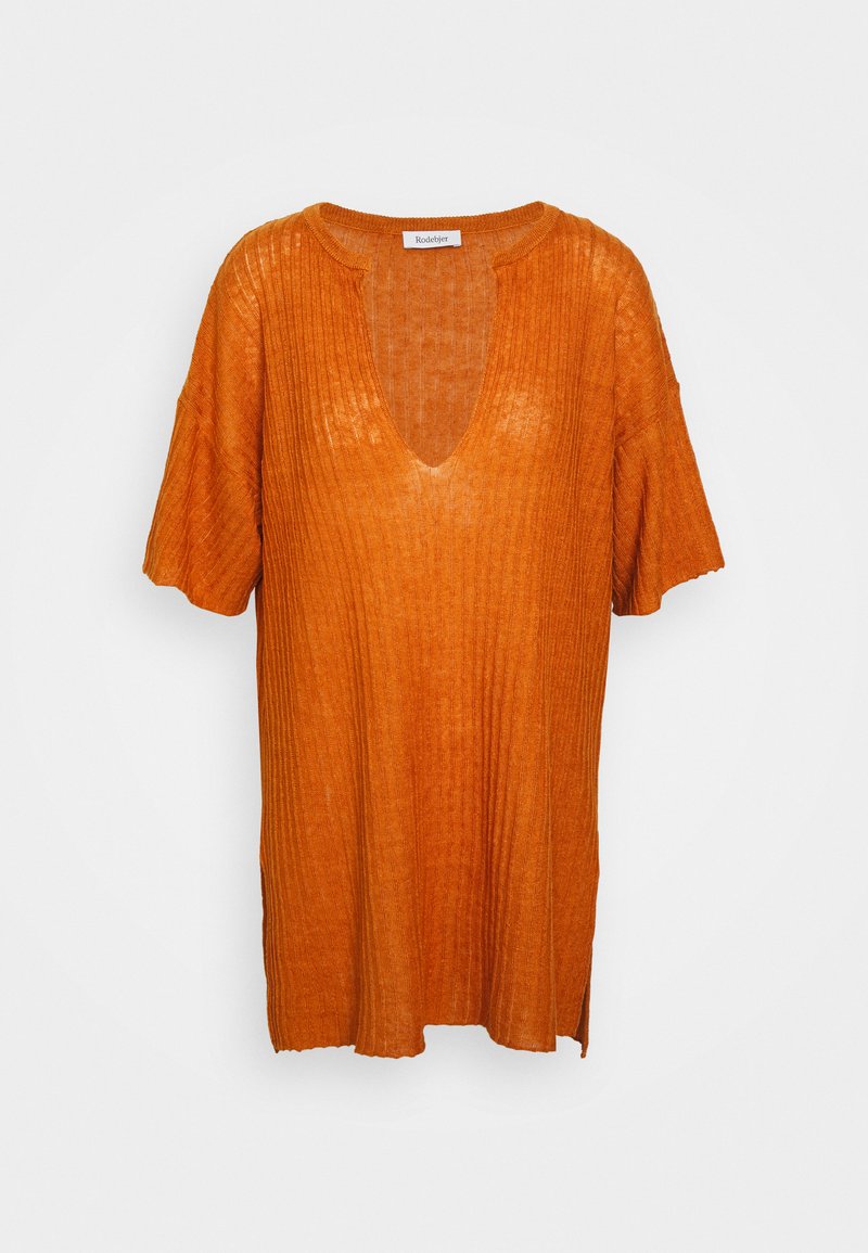 Rodebjer T-shirt print goudkleurig Rodebjer T-shirt print goudkleurig