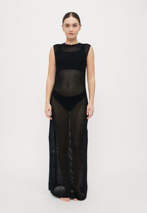 MAXI DRESS - Beach accessory - black