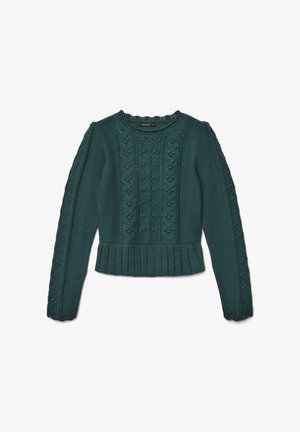 Calliope CON LAVORAZIONE - Pullover - verde bosco