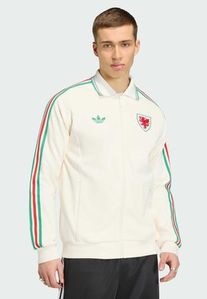 adidas Performance ADIDAS PERFORMANCE WALES AWAY ANTHEM JACKET - Landsholdstrøjer - chalk white