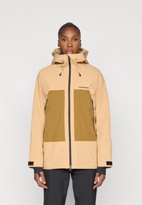 Peak Performance EDGE INSULATED JACKET - Slidinėjimo striukė - sierra sand/earthy summit