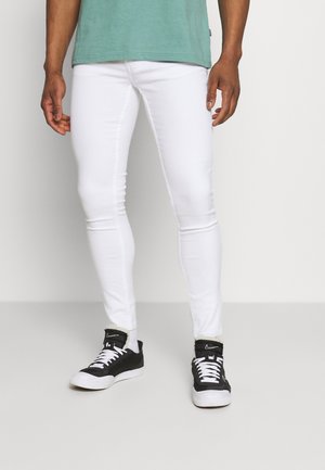 ONSWARP LIFE CROP - Jeans slim fit - white denim