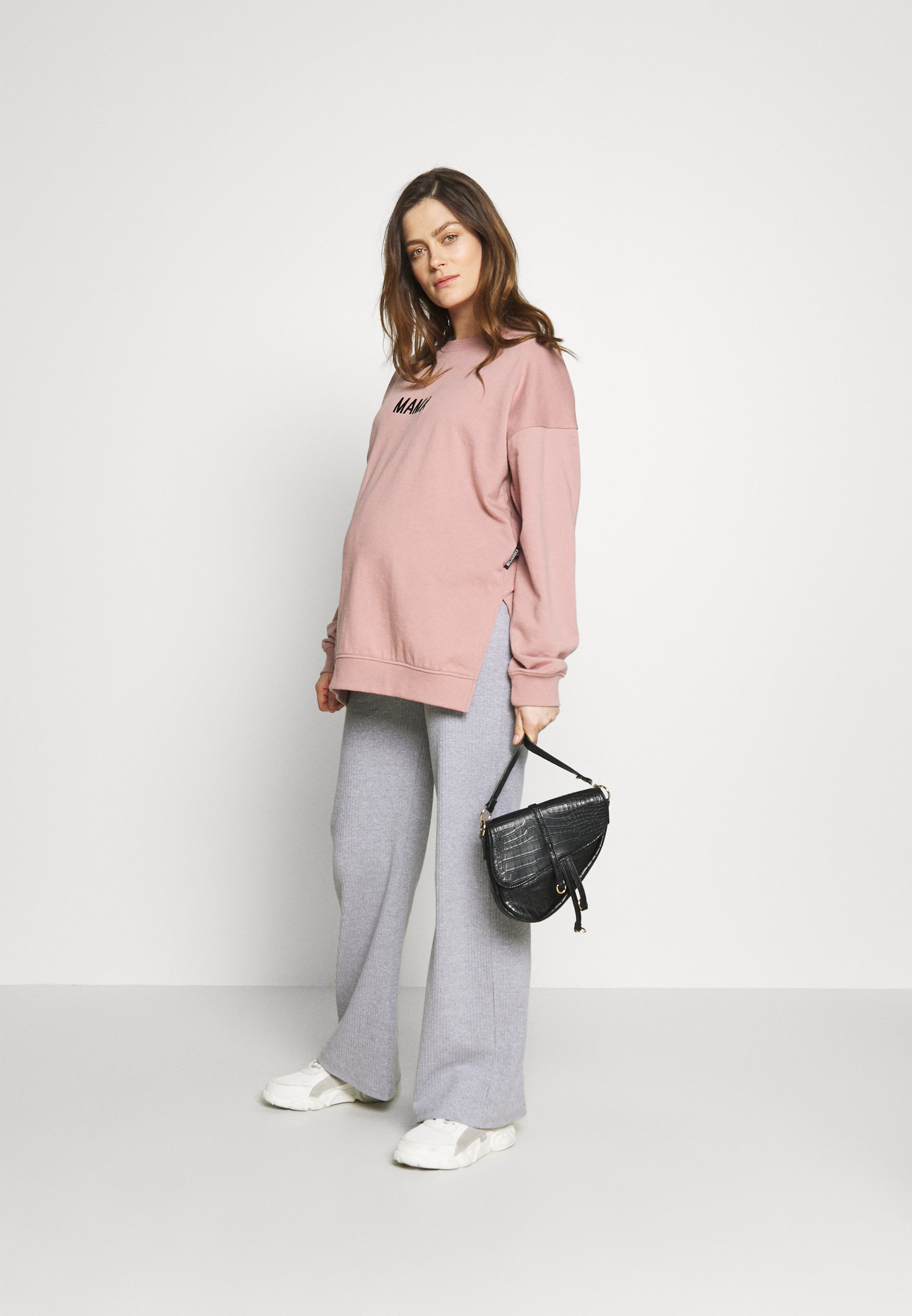 Missguided Maternity MAMA Sweatshirt rose pinklyserosa Missguided Maternity Joggebukse - rose pink