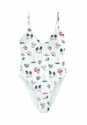 TALL FIT  - Baddräkt - red green tropical