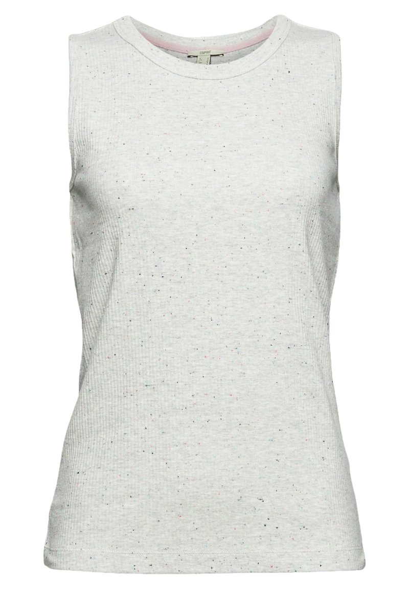 Damen T-Shirts | Esprit Top light grey/hellgrau - YE84688 Damen T-Shirts | Esprit Top light grey/hellgrau - YE84688