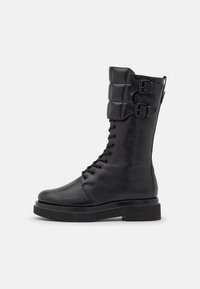 Högl Botas con plataforma - black