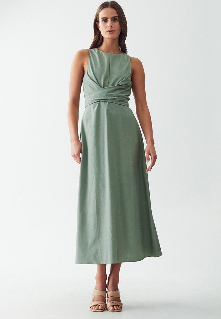 WILLA REVIVAL MIDI - Dnevna haljina - sage green