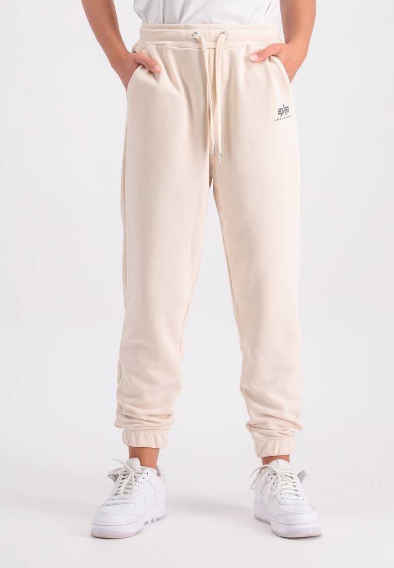 Alpha Industries - BASIC - Pantaloni sportivi - jet stream white, Ingrandire