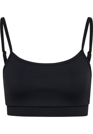 Hummel, HUMMEL HMLBALANCE SPORTS BRA - Light support sports bra - black