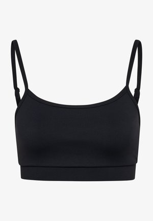 Hummel, HUMMEL HMLBALANCE SPORTS BRA - Light support sports bra - black
