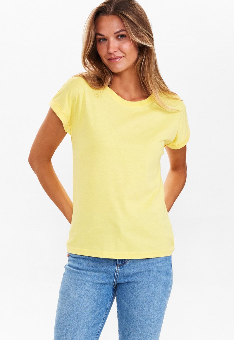 Nümph NUBEVERLY NOOS - Základné tričko - lemon drop