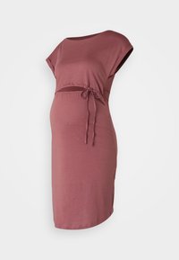 OLMSILLE STRING DRESS - Trikoomekko - rose brown