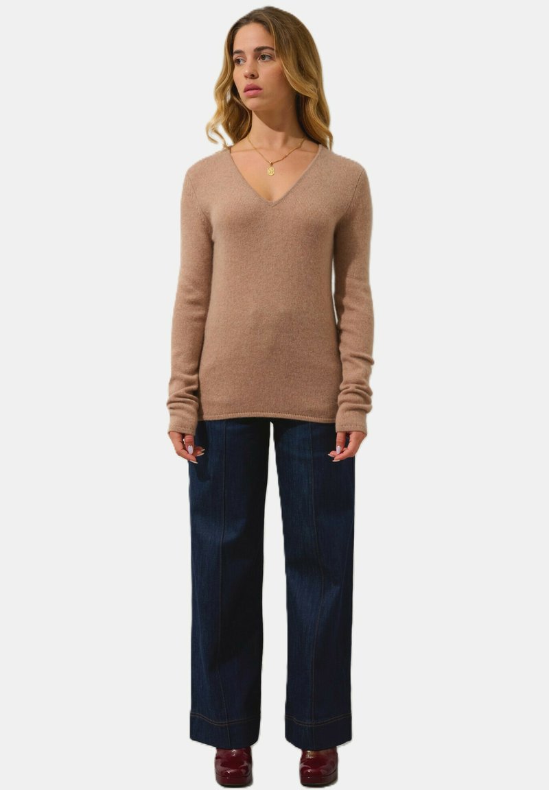 Authentic Cashmere CHELSEA - Trui - mottled camel