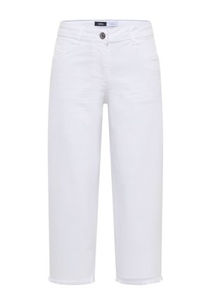 Cecil, 3/4 WIDE LEG JEANS IM LOOSE FIT - Jeans Straight Leg - white