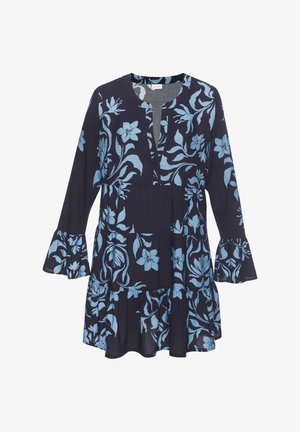 LASCANA, LASCANA STRANDKLEID - Beach accessory - blau-marine bedruckt