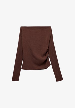 Koton, BOAT NECK BLOUSE . - Blusa - brown